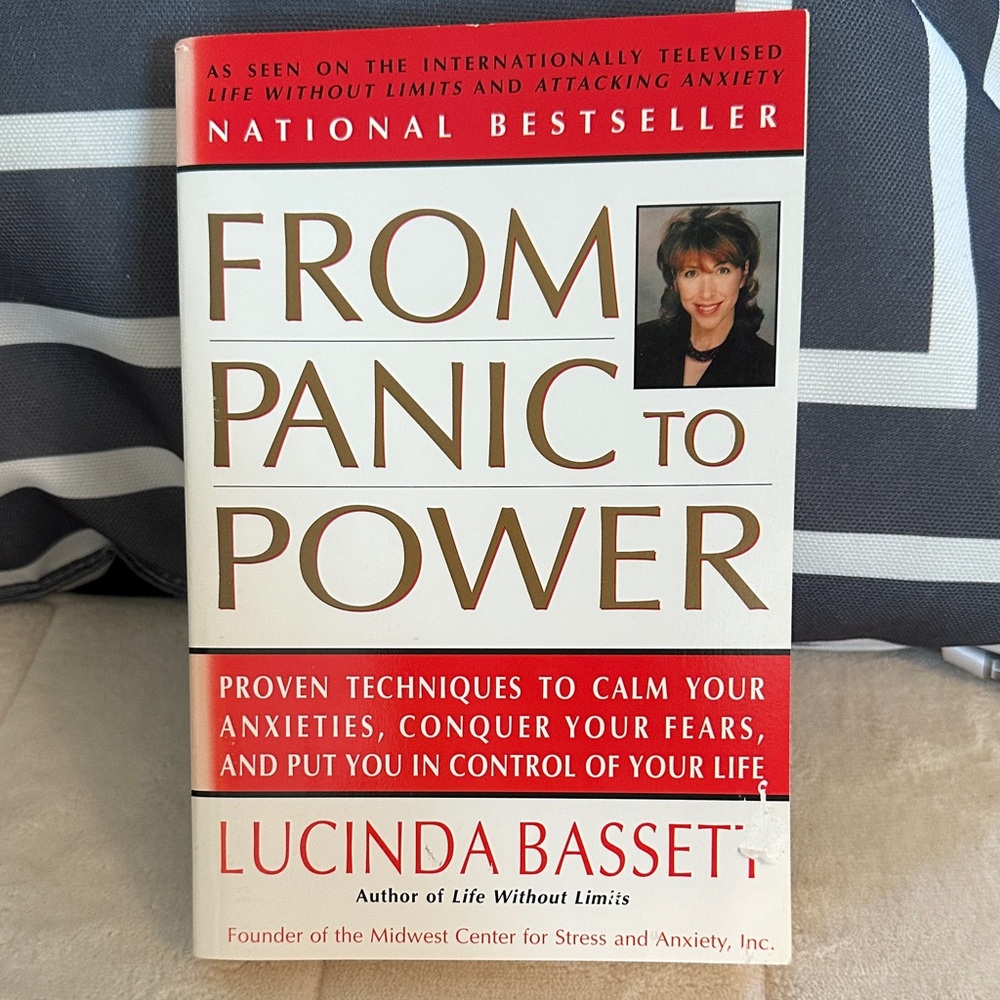 🐸2/$10🐸From Panic to Power Book byLucinda Bassett